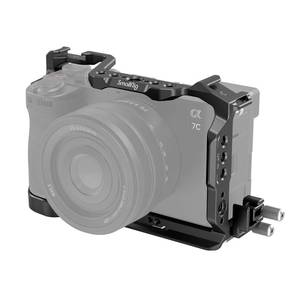 lot 5430 image: SmallRig Cage Kit for Sony A7C II  A7CR with a Cable Clamp for HDMI, Full Access Vlog Making Camera Video Cage for Sony Alpha 7C IIAlpha 7CR with Hinge Arm, Built-in QR Plate for Arca