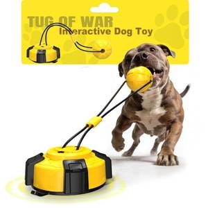 lot 5431 image: Wulwulth Interactive Dog Toys Tug of War - Dog Enrichment Stimulating Chew Toy with Suction Cup to Keep Them Busy for Aggressive Chewers, Puppy Teething Puzzle Rope Toy for Small Medium Large Dogs