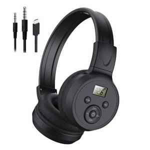 lot 5436 image: Kamapulo F4 Rechargeable & Portable Personal FM Radio Headphones with Best Reception, FM Headset Radio Receiver for Meeting, Daily Works, Hiking, Jogging