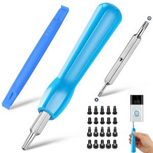 lot 5440 image: Doorbell Screwdriver Replacement Kits, Double-Ended Torx T6 T15 Video Doorbell Camera Screwdriver with 20Pcs Security Screws for Battery Change & WiFi Password Reset, Fits All Video Doorbell Models