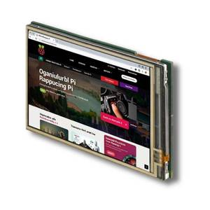 lot 5443 image: MazerPi 3.51 Inch Touchscreen for Raspberry Pi Zero 2W  2WH  WZero - 320x480 DPI LCD Display, 4-Wire Resistive Touch, 60Hz Refresh, GPIO Direct Connect (No Pi Board Included) - $29.99