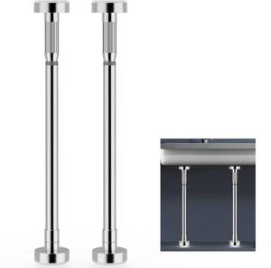 lot 5466 image: Undermount Sink Brackets 19.9-31.5 Adjustable Kitchen Undermount Sink Support �No-Drill Installation wall Mount Sink Legs for Kitchen &amp Bathroom-2 Pack