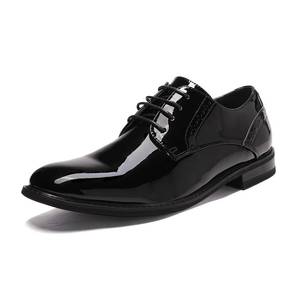 lot 5470 image: Bruno Marc Mens Dress Classic Comfort Oxfords Shoes,Size 11,BlackPat,PRINCE-16