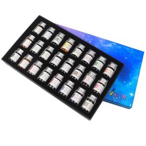 lot 5477 image: AOKUY 24 Colors Calligraphy Ink Set, Colorful Dip Pen Ink With Gold Powder for Drawing and Writing Art