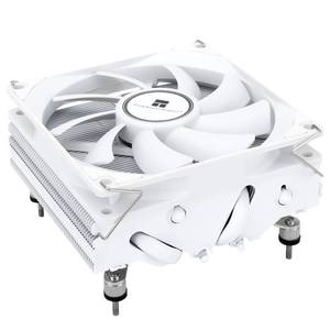 lot 5526 image: Thermalrlght AXP90 X47 White Low Profile CPU Air Cooler, 47mm Height, TL-9015W Slim PWM CPU Fan, AGHP Technology, Computer ITX Heatsink Cooler, for AMDAM4 AM5Intel 1150115112001700