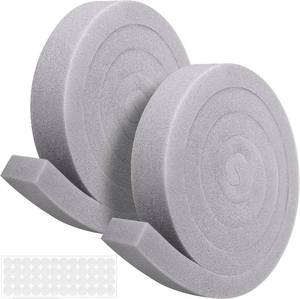 lot 5573 image: Tlswshsy 2 Pcs Air Conditioner Foam Tape-2 x 1 x 6.5 Ft Foam Air Conditioner Weatherseal Tape- Non-Adhesive Foam Seal Strip with Glue Point for Air Conditioner Door Window Seal