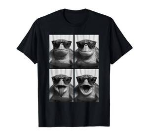 lot 5585 image: Cool Sea Turtles Sunglasses Ocean Animal Meme Selfie Booth T-Shirt L