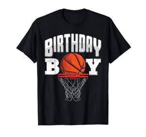 lot 5586 image: Basketball Birthday Boy Player Basketball Player Birthday T-Shirt S