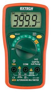 lot 5615 image: Extech MN36 MiniTec Autoranging Digital Mini Multimeter - 600V ACDC, 10A, Temperature, Resistance, Capacitance, Frequency, ContinuityDiode