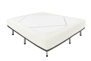lot 5640 image: Biscaynebay Decorative Box Spring Covers King & Cal King Size, Ivory Luxurious Jersey Knitting Stretchy Wrap Around 4 Sides Bed Skirts for HomeHotels, Easy Fit Wrinkle Free Machine Washable