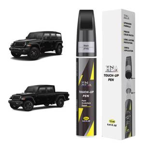 lot 5662 image: XNA Black(PX8) for Jeep Touch Up Paint, Car Scratch Remover for Nicks and Chips Repair, 2-In-1 Quick & Easy Fix Car Scratch Repair Kit with Exact Color-Matched