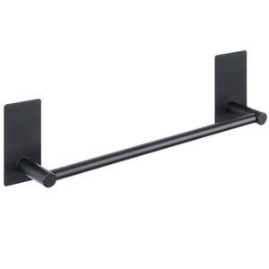 lot 5669 image: Alise Adhesive Towel Bar 12 Inch Towel Racks for Bathroom SUS 304 Stainless Steel,Bathroom Towel Holder No Drill, Strong Self Adhesive Towel Hanger Wall Mounted,Matte Black
