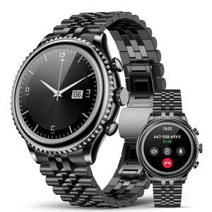 lot 5716 image: 2026 Rotating Bezel Smart Watch for Men with Bluetooth Call, Heart Rate, Blood Pressure, SpO2, Sleep Monitor, Waterproof Round Watch with Encoder Knob, 1.32 AMOLED Display, Compatible Android and iOS