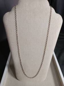 lot 5948 image: Silver Rope Chain Necklace