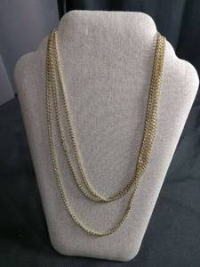 lot 50287 image: Gold Tone Chain Necklace Set