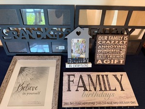 lot 211 image: Frames and Wall Art from Around the House