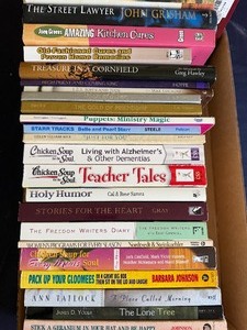 lot 225 image: Books from Around the House - Please See Pictures for TitlesAuthorsVariety