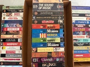 lot 230 image: VHS Tapes, Please See Pictures for Variety