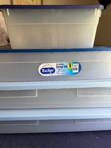 lot 235 image: Plastic Storage Totes