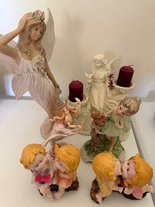 lot 258 image: Fairy Decor, PartyLite Candle Holder