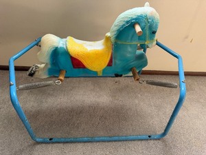 lot 284 image: Vintage Bouncy Horse