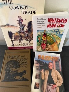 lot 99 image: Vintage Books and a Larry Hatteberg DVD
