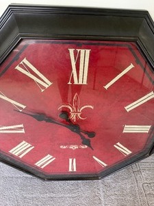 lot 108 image: Large Glenmount Wall Clock, Battery Operated, Approx 31 x 31