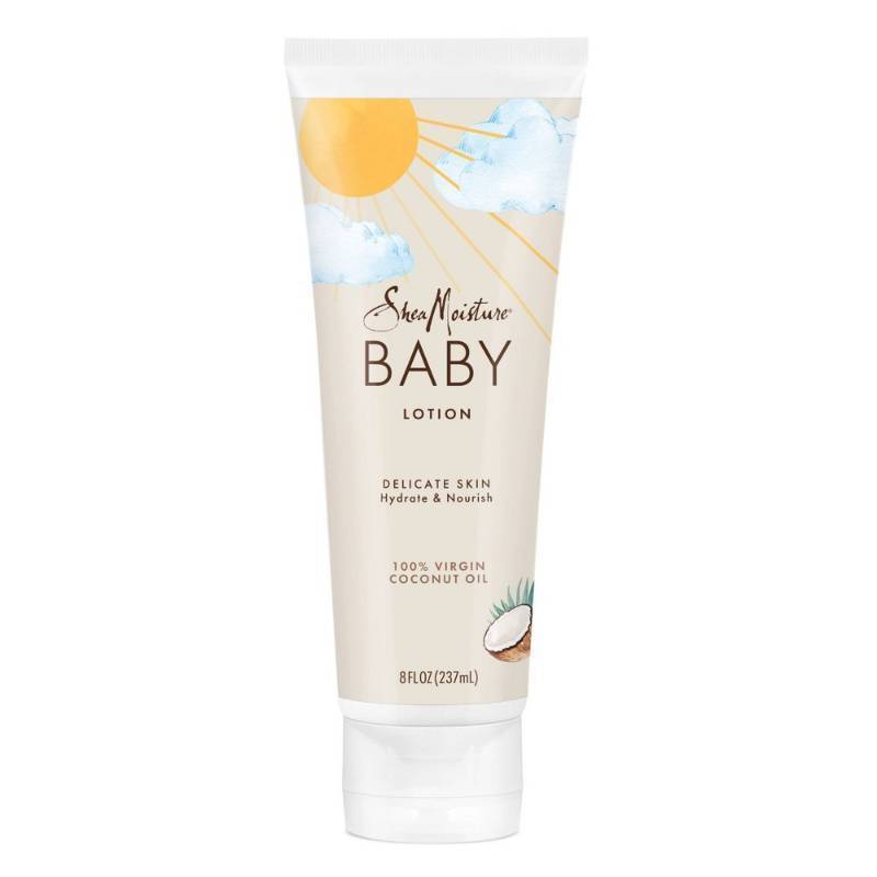 lot 2392 image: SheaMoisture Baby Lotion 100% Virgin Coconut Oil Hydrate & Nourish for Delicate Skin - 8 fl oz - Retail $65