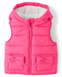 lot 5019 image: Gymboree,and Toddler Puffer Vest,Pink,12 - Retail $36