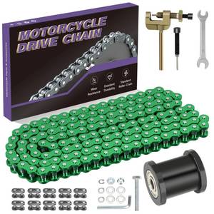 lot 5226 image: CILOYU 35 Chain with Mini Bike Chain Tensioner Compatible with Coleman CT100U CC100X Baja Doodlebug DB30 Motovox MBX10 MBX11 Predator 79cc 97cc 100cc Engine MM-B80 105 Minibike Parts 140 Link - Retail $21