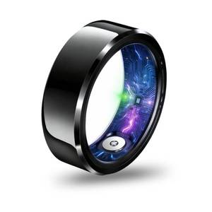 lot 5259 image: Smart Ring for Women & Men, Health & Fitness Tracker with Heart RateSleep MonitoringBlood Pressure,5ATM Waterproof,Activity Trackers with Free App,Stylish Fitness Ring Birthday Gift(Size 9, Silver) - Retail $110