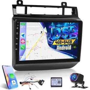 lot 5294 image: 464GB Android Radio for VW Touareg 2011-2017 NHOPEEW 9 inch IPS Touchscreen Carplay Stereo - Wireless Android Auto, Custom Homepage, DSPEQ, 5GWiFi, Mirror Link, SWC  Rearview Camera  Canbus - Retail $176