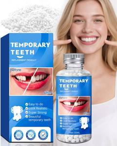 lot 5338 image: XLMCWT Tooth Repair Kit, Moldable False Teeth Beads for Teeth Repair, Suitable for Missing, Cracked DIY Denture Kit-21