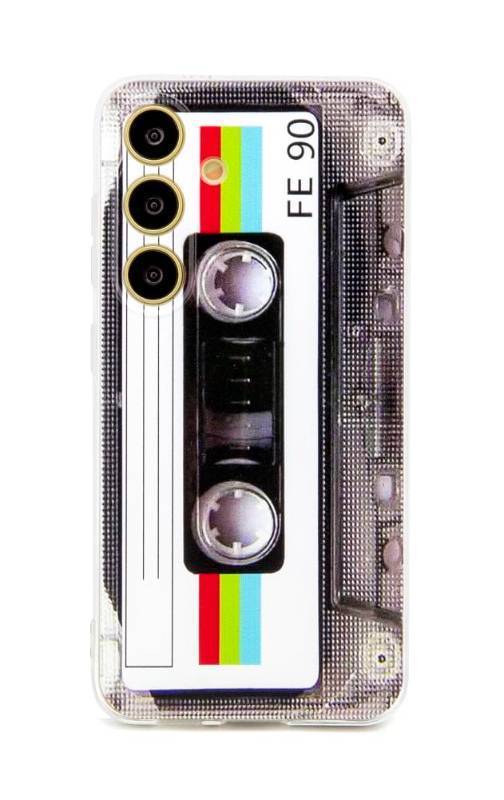 lot 3550 image: FAteamll Case for Galaxy S24 Shockproof Scratchproof with TPU Soft Bumper Retro Cassette Tape Case Compatible with Samsung Galaxy S24&nbsp&nbsp