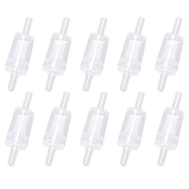 lot 3651 image: AQUANEAT Aquarium Check Valve, One Way Non Return Valve for Air Pump, Fish Tank Accessories, 10pcs (Clear)&nbsp