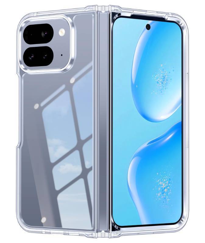 lot 3654 image: FNTCASE for Google Pixel 10-Pro-Fold Case for Pixel 10-Pro-Fold Military Grade Drop Protection Anti Yellowing Cell Phone Cover - Transparent Protective Rugged Shockproof Phonecase, Clear&nbsp&nbsp