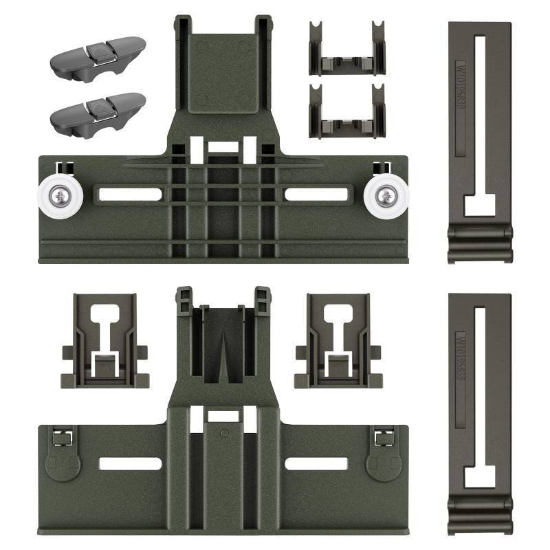 lot 3735 image: UPGRADED W10350375 W10712395 Dishwasher Top Rack Adjuster Parts For Whirlpool Dishwasher Parts WDT730PAHZ0 WDT970SAHZ0 WDTA50SAHZ0 WDT750SAHZ0 Upper Rack Parts For Kenmore 665 Dishwasher Top Rack Part&nbsp&nbsp