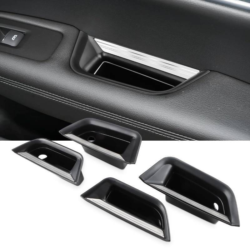lot 4006 image: MARCHFA Car Door Tray Organizer Compatible for Cadillac XT5 2025 2024 2023 2022 2021-2017 Accessories Interior Car Door Handle Insert Pocket Storage Box - Retail $26