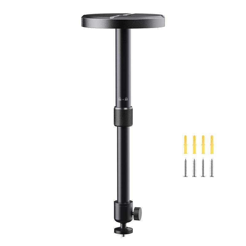 lot 4253 image: Aurzen Ceiling Projector Mount Bracket, 360° Rotation & 90° Tilt, Adjustable 9-15 Length, �-Inch Screw, Compatible with TMY, HAPPRUN, Yaber, Epson & Most Projectors - Retail $34