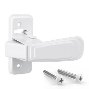 lot 5438 image: Avenuebool Replacement Screen Door Latch, Heavy Duty Inside Door Handle Compatible with Storm Doors Handle, Interior Latch for Screen and Storm Doors(for Non-Spring Loaded Strike,White) - Retail $18