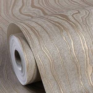 lot 5447 image: Flarnadox Gold Khaki Wood Peel and Stick Wallpaper Stripe, 20.8 x 118 (53cm x300cm), Removable, Self-Adhesive, 3D, Modern, Rustic, Industrial, Bathroom, Bedroom, Decorating - Retail $37