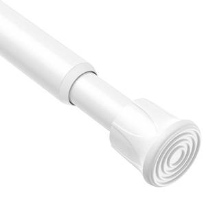 lot 5496 image: AIZESI Spring Tension Curtain Rods Short Tension Rod (White,28 to 48-1Pcs) - Retail $9
