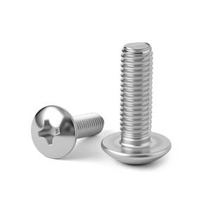 lot 5531 image: M5 x 20mm(30 Pack) Truss Head Machine Screws, Phillips Drive Metric Machine Bolts, 304 Stainless Steel (18-8), Fully Threaded, Bright Finish - Retail $7