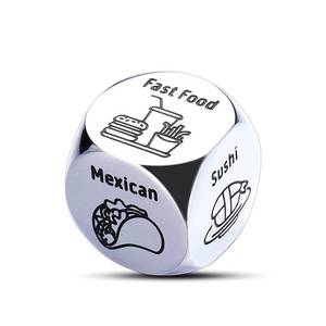 lot 5533 image: Bf Gifts for Bf Gf Gifts Men Women Young Adult Son Food Dice Date Night Gifts Ideas Graduation for Him Her Couples Fathers Day Husband Wife Funny Anniversary White Elephant Exchange Gift Gag Valentine - Retail $8