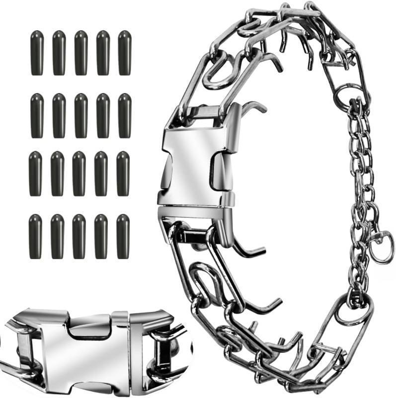 lot 5304 image: Anti-Tangling Collar, Quick Release Buckle Dog Collar, Adjustable Collar for Small, Medium & Large - Retail $33