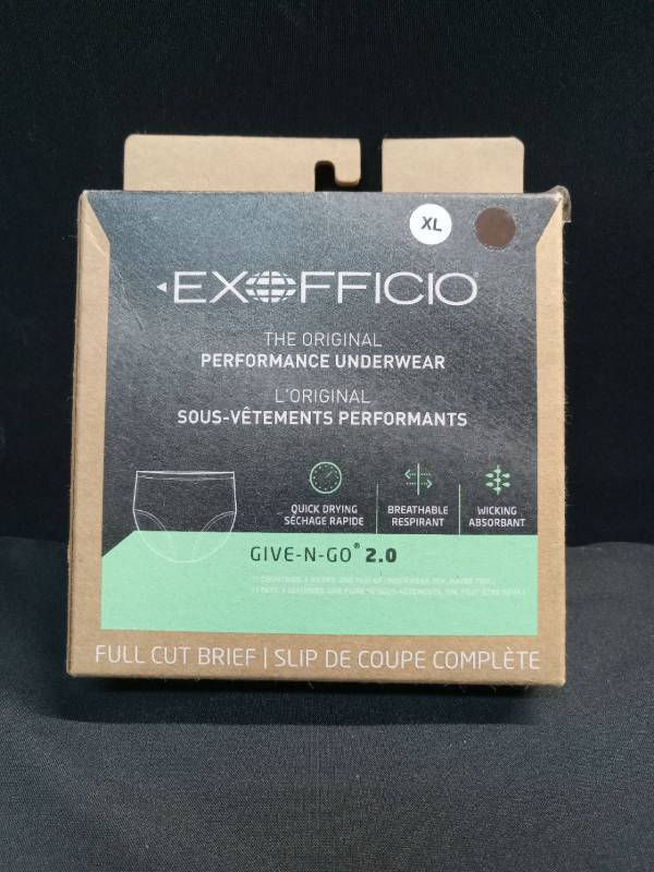 lot 5311 image: ExOfficio Give-N-Go 2.0 Full Cut Brief XL - Retail $20