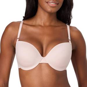 lot 5678 image: Maidenform Womens Push-Up Bra, Comfortable Underwire Lace Bras for Women, Sexy Lace, Natural Lift, Adjustable Straps 38C - Retail $26