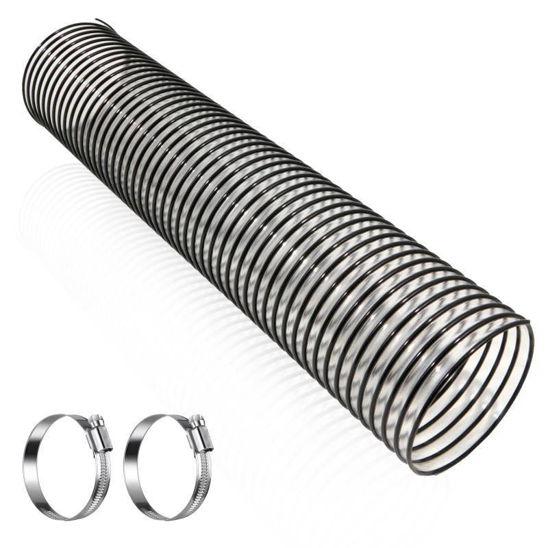 lot 1296 image: 764-05082 Bagger Flex Hose Compatible with Cub Cadet MTD RZT Riding Mower 36 42 46 50 54, Fits DoubleTriple Bagger Lawn Rear Fast Bagger, with 2 Clamps - Retail $70