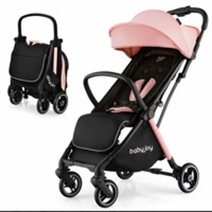 lot 4583 image: Baby Joy One-Hand Folding Lightweight Baby Stroller - Retail $89