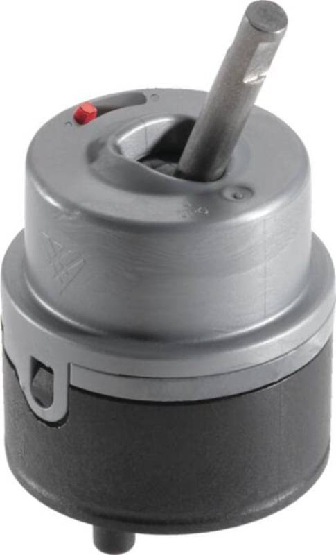 lot 56552 image: Delta Faucet RP50587 Single Handle Valve Cartridge, Chrome, Small - Retail $46
